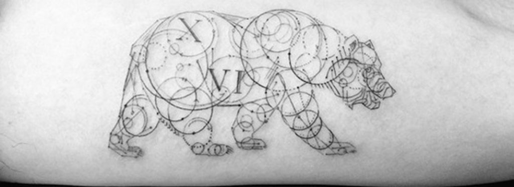 tatouage-graphique-geometrique-ours